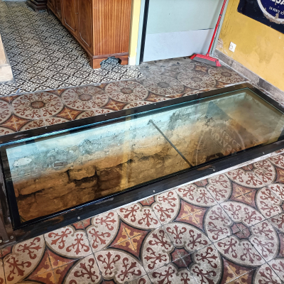 plancher verre restaurant