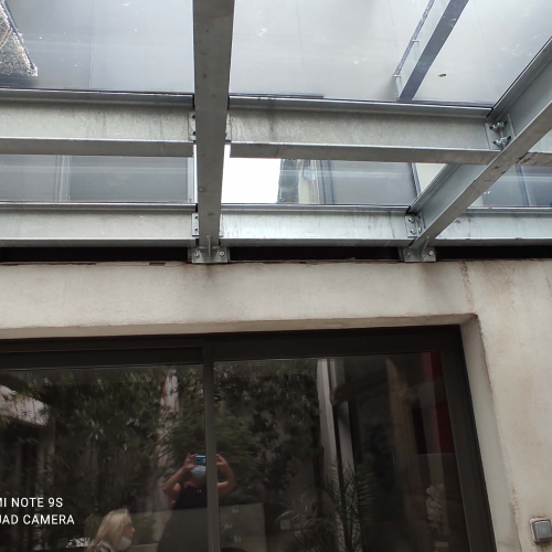 Plancher de verre extérieur 