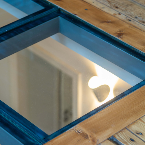 Dalle de sol en verre